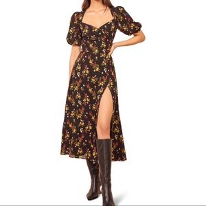 Reformation Wildflower Open Back Dress size 2